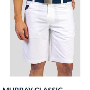 NWOT William Murray White Golf Short Size 40
